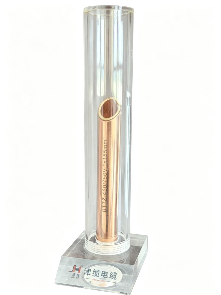 Rigid fire-resistant cable