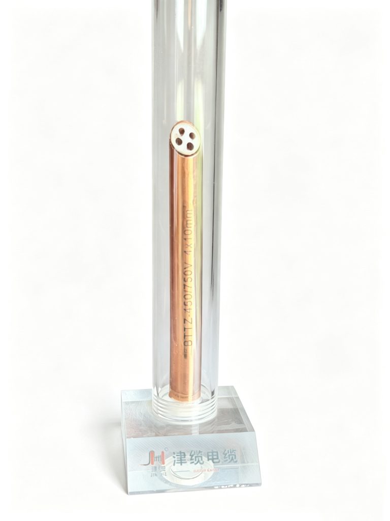 Rigid fire-resistant cable
